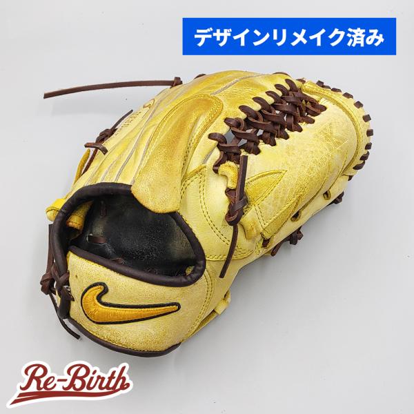 【デザインリメイク済み】 ナイキ 軟式グローブ / 投手用 型付け済み (nike グラブ)[WE1...