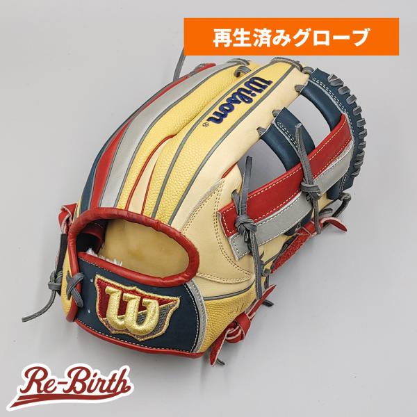【クリーニング済み 】 ウイルソン 軟式グローブ / 内野手用 型付け済み (Wilson グラブ)...