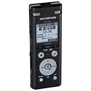 OLYMPUS ICレコーダー VoiceTrek 4GB MicroSD対応 DM-720 ブラッ...
