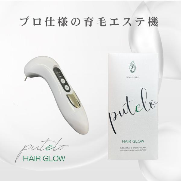 プロ仕様の育毛エステ機（電気バリブラシ）プテロへアグロ―（putelo HAIR GLOW）