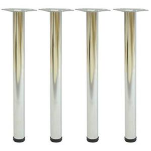 エイ アイ エス  テーブル脚4本セット ネジ付 高さ70cm メッキ TL-03 CM 幅18.3×奥行11.3cm