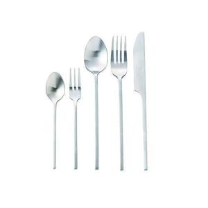 エッジライン カトラリーセット T-922804 食器洗浄機対応 シルバー