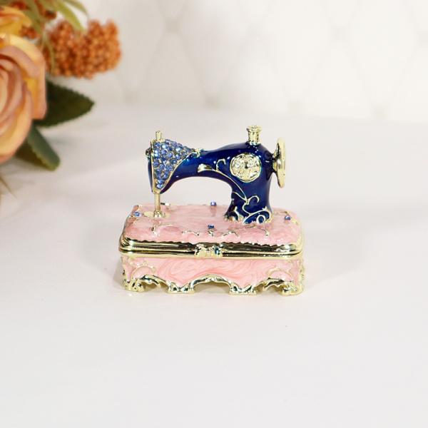 ミニョン ジュエリーボックス ミシン小物入れ 姫系 アクセサリーケース かわいい 宝石箱 ピンク ネ...