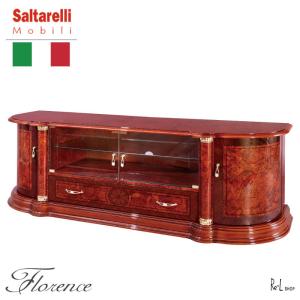 TVボード テレビボード テレビ台 ローボード イタリア製 Florence フローレンス SaltarelliMobili サルタレッリモビリ エレガント ブラウン家具 SFLI-512-BR