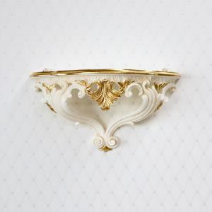 壁掛け コンソール 大 送料無料 イタリア製 インテリア ホワイト