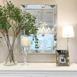 ロココ調 ミラー 鏡 Sサイズ 壁掛け 直輸入 姫家具 ロココ