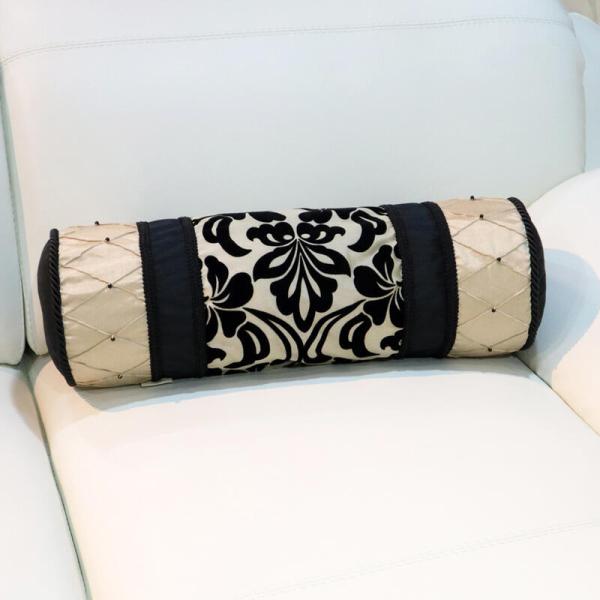 ジェニファーテイラー クッション Yorke  中綿付き アイボリー ブラック プレゼント ギフト ...