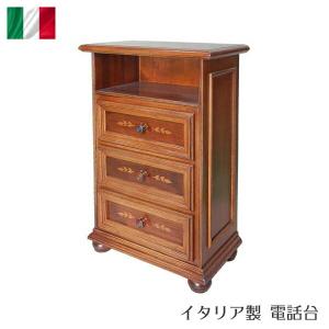 イタリア製 象嵌 コーナー用テレビ台 クラシック アンティーク テレビ