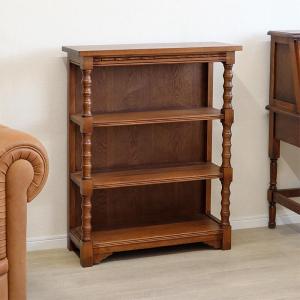 イタリア ブックシェルフ 本棚 完成品 キャビネット アンティーク調