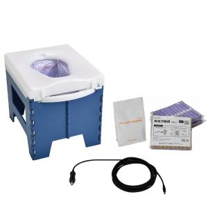 wrappon ラップポン PF-1 手動ラップ式簡易トイレ　介護　非常用に 限定特価 ラップポン PF-1 (消耗品30回分付き) 手動ラップ式