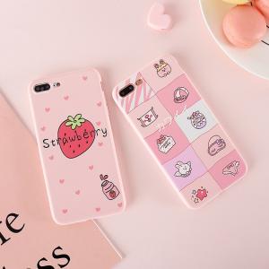 iPhone ケース アイフォン 11 カバー iPhone11pro iPhone8 スマホケース アイフォン XS XR 7 6s case 可愛い おしゃれ イチゴ 日本語 ピンク 女の子 ポップ