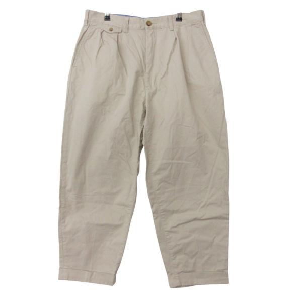 BEAMS PULS ビームスプラス 2プリーツ コットン チノパンツ チノパン ボトムス 11-2...