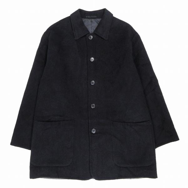 LANVIN CLASSIQUE ランバン ステンカラーコート ジャケット アンゴラ モヘヤ ウール...
