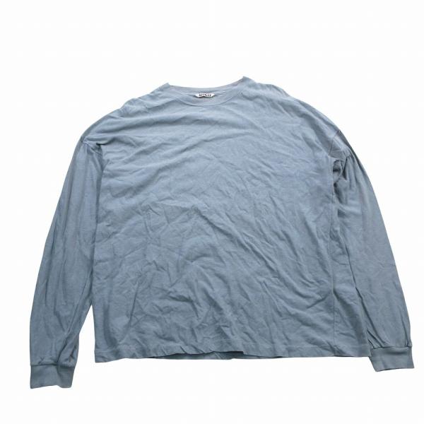 AURALEE オーラリー TWIST COTTON CASHMERE L/S TEE プルオーバー...