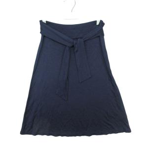 agnes b. アニエスベー チューブトップ レーヨン 日本製 リボン ネイビー 1 レディース 【中古】
