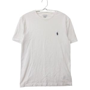 POLO RALPH LAUREN ポロ・ラルフローレン 半袖Ｔシャツ ポニーロゴ刺繍 トップス ホワイト S メンズ
