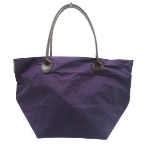 Herve Chapelier エルベ・シャプリエ トートバッグ ナイロン パープル レディース 【中古】