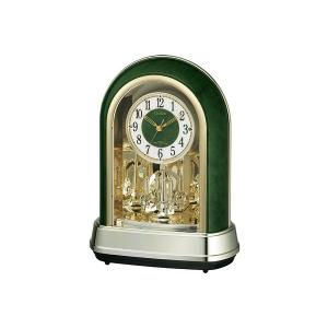 RHYTHM リズム時計 電波からくり時計 掛け時計 スモールワールド