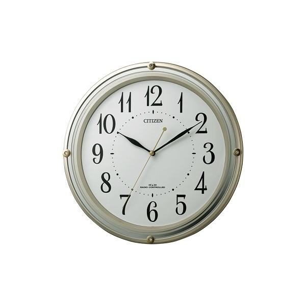 CITIZEN スタンダード 電波掛時計 クリスタル飾り留め付 8MY516-018