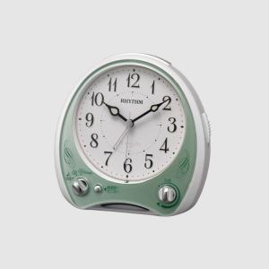 RHYTHM(リズム) アリアカンタービレN 目覚まし時計 グリーン 8RM400SR05｜re-net