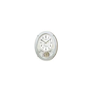 SEIKO アミューズ ゆっくり振り子 電波 掛時計 AM258W｜re-net