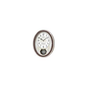 SEIKO アミューズ ゆっくり振り子 電波 掛時計 AM259B｜re-net