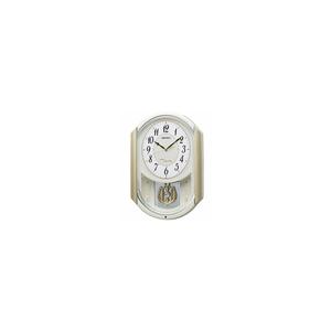 SEIKO アミューズ ゆっくり振り子 電波 掛時計 AM263S｜re-net