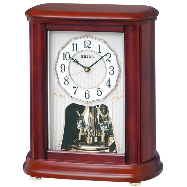 SEIKO 木枠 電波 置時計 BY242B