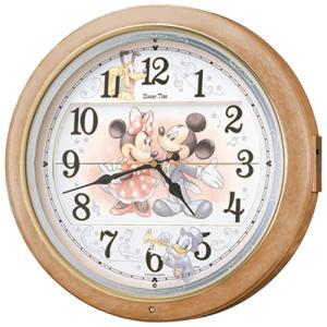 SEIKO ミッキー＆フレンズ からくり 電波掛け時計 FW561A｜re-net
