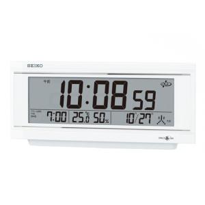 SEIKO 衛星電波クロック スペースリンク デジタル置時計 GP501W｜re-net
