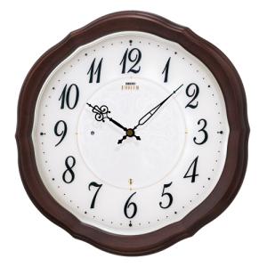 エンブレム 壁掛け時計 セイコー 電波 静音 電波時計 掛時計 クロック