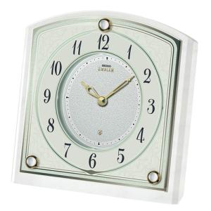 エンブレム 置き時計 電波 セイコー クロック 置時計 SEIKO EMBLEM