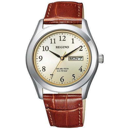 CITIZEN シチズン REGUNO メンズスタンダードウォッチ：ソーラーテック 腕時計 KM1-...