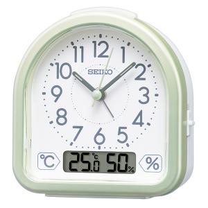 SEIKO スタンダード アナログ 温度/湿度表示付き 目覚まし時計 KR512M｜時計と雑貨のお店 Re-NET