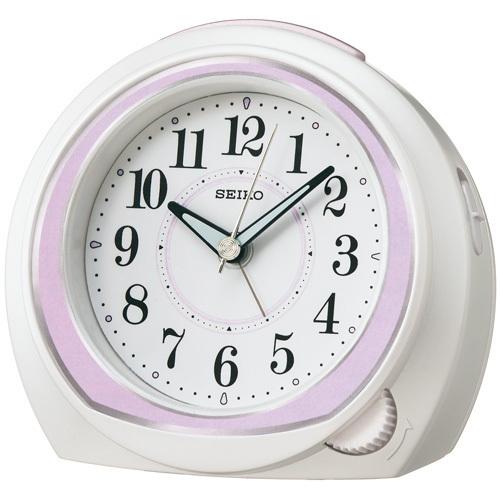 SEIKO スタンダード トラベラ アナログ 目覚まし時計 ピンク KR890P