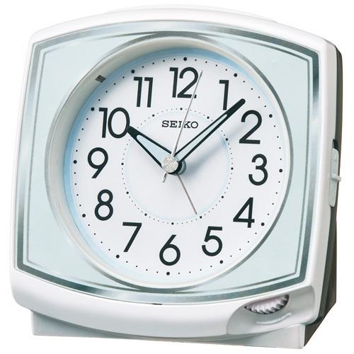 SEIKO スタンダード トラベラ アナログ 目覚まし時計 ホワイト KR891W