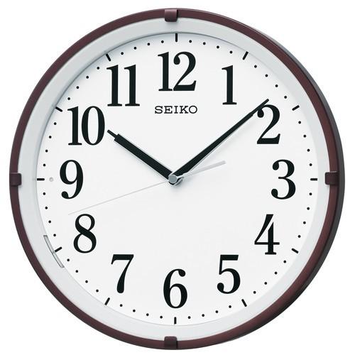 SEIKO 夜でも見える 文字盤がライトで点灯 電波掛時計 KX205B