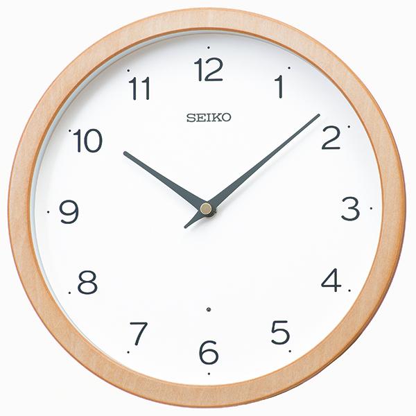 SEIKO メープル木枠 茶 アナログ電波掛時計 KX267B