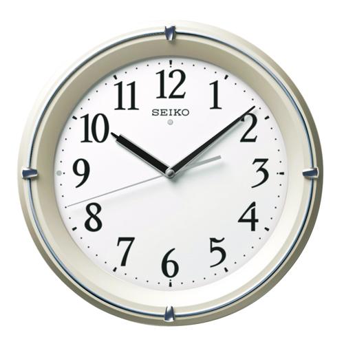 SEIKO 夜でも見える 全面点灯 電波掛時計 KX381S