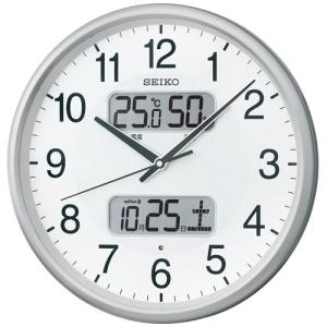 SEIKO 温度・湿度計電波掛時計 KX383S