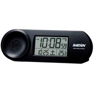 SEIKO 大音量目覚まし時計 ライデン カレンダー/温湿度表示 デジタル電波置時計 NR532K｜re-net