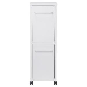 【セール中につき2100円OFF】セトクラフト 室内用ゴミ箱（容量合計40L） TRASH DOUBLE（ホワイト）S23-0591【9/29まで】｜re-net