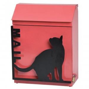 セトクラフト 壁掛けポスト シルエット キャット SI-1506