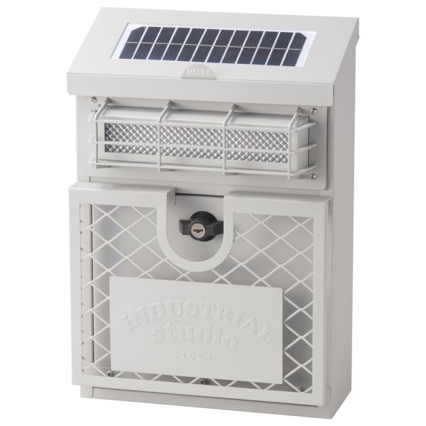 セトクラフト 壁掛けポスト INDUSTRIAL グレー SI-3222-GY