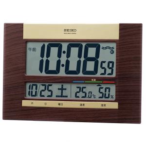 SEIKO 電波 デジタル時計 温湿度表示/快適度表示付き SQ440B｜re-net