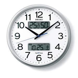SEIKO NexTIme(ネクスタイム) 掛け時計 衛星電波 Bluetooth ハイブリッド電波受信 ZS250S｜re-net