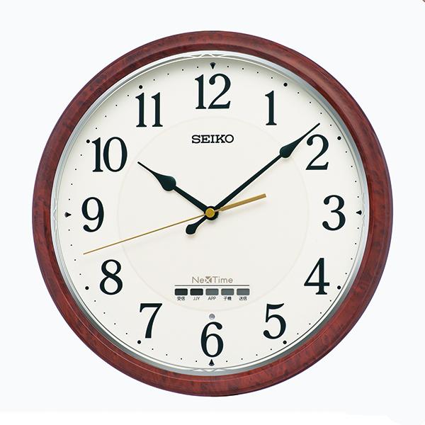 SEIKO NexTIme(ネクスタイム) 掛け時計 衛星電波 Bluetooth ハイブリッド電波...