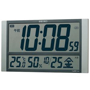 SEIKO NexTIme(ネクスタイム) 掛置兼用 デジタル 衛星電波 Bluetooth ハイブリッド電波受信 ZS450S｜re-net