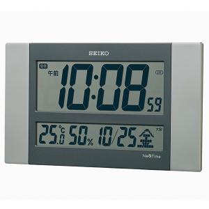 SEIKO NexTIme(ネクスタイム) 掛置兼用 デジタル 衛星電波 Bluetooth ハイブリッド電波受信 ZS451S｜re-net