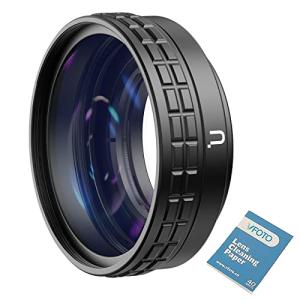 Ulanzi WL-3 広角レンズ 超広角 マクロアタッチメントレンズ 10X マクロ 2-in-1 ソニー Sony ZV-E10 A7C 用追加カメラレ
